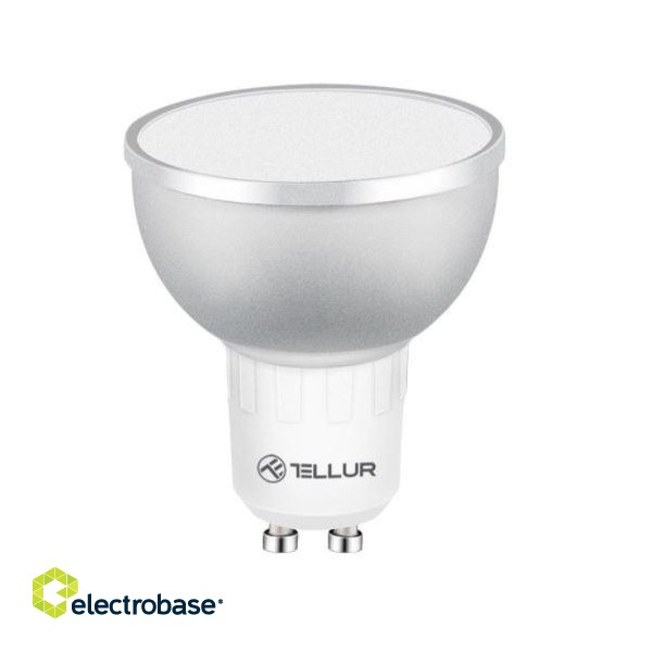 Tellur WiFi LED Smart Bulb GU10, 5W, white/warm/RGB, dimmer image 2