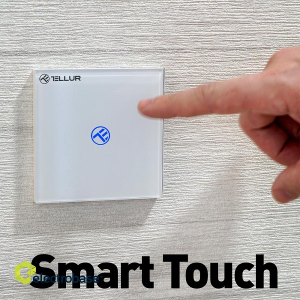 Tellur Smart WiFi switch, SS1N 1 port 1800W 10A image 6