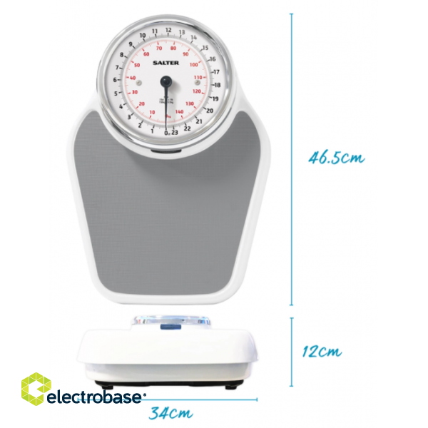 Salter 200 WHGYDR Academy Professional Mechanical Bathroom Scale paveikslėlis 7