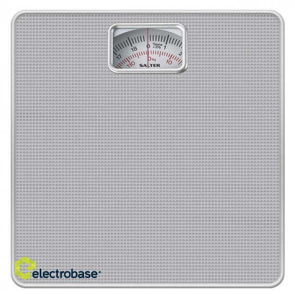 Salter 433 SVDR Mechanical Bathroom Scale Silver image 1