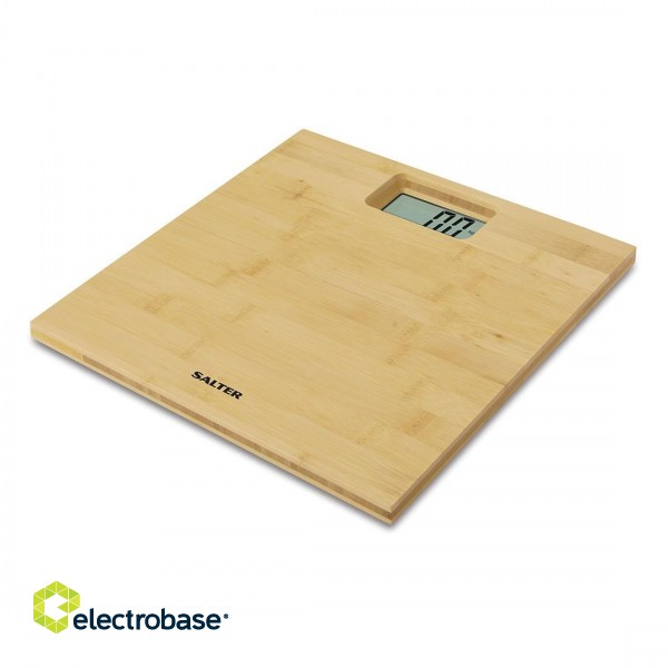 Salter 9086 WD3R Bamboo Electronic Personal Scale image 1