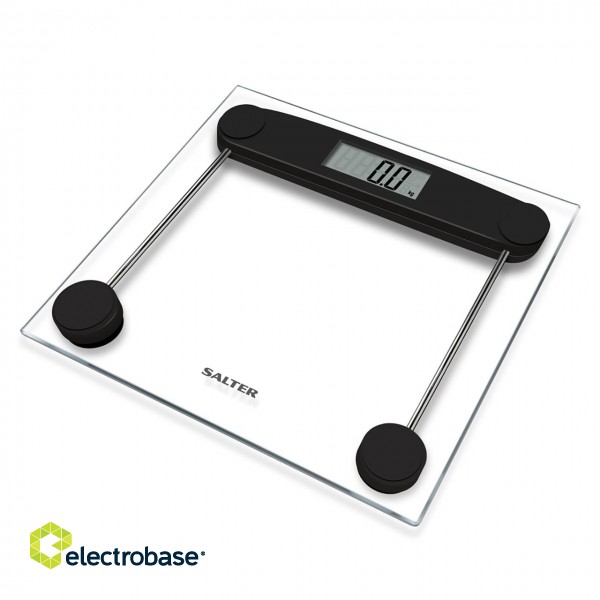 Salter 9208 BK3R Compact Glass Electronic Bathroom Scale paveikslėlis 2