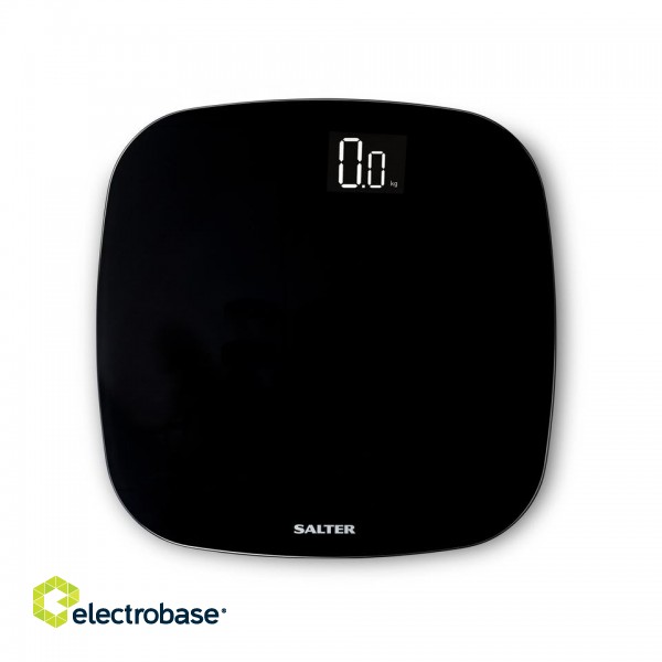 Salter 9221 BK3R Eco Rechargeable Electronic Bathroom Scale black image 1