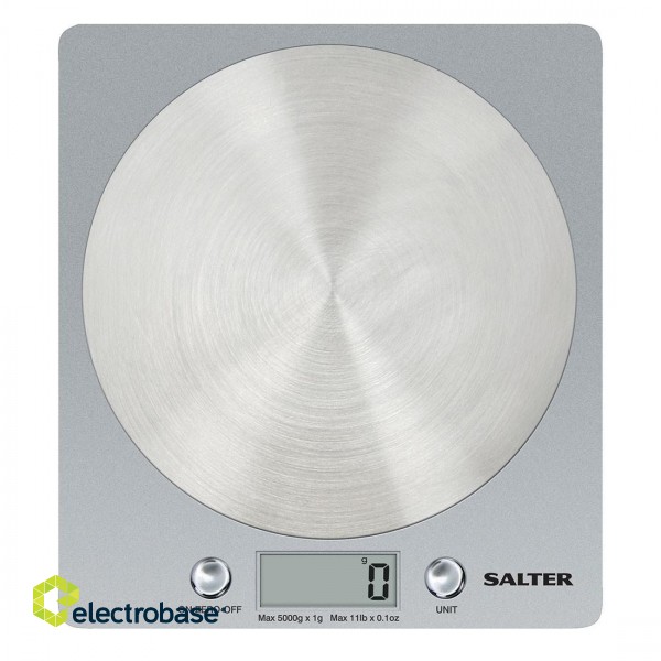 Salter 1036 SVSSDR Disc Electronic Digital Kitchen Scales - Silver paveikslėlis 2