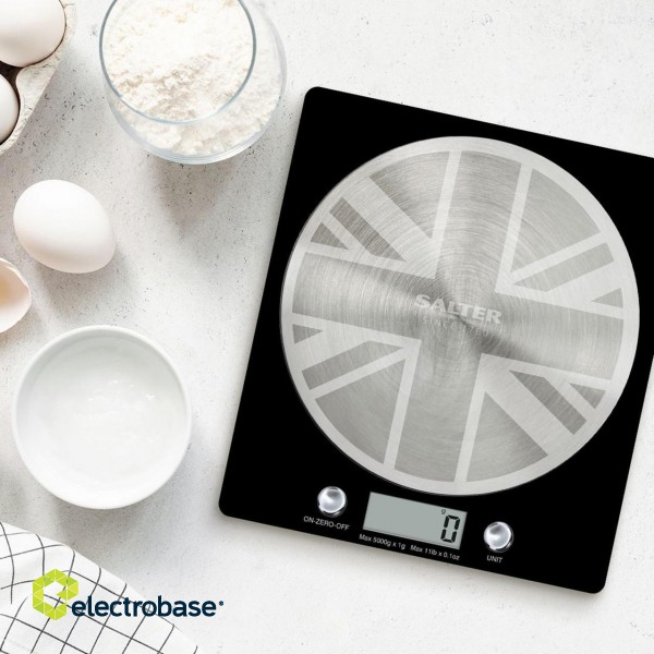 Salter 1036 UJBKDR Great British Disc Digital Kitchen Scale paveikslėlis 8