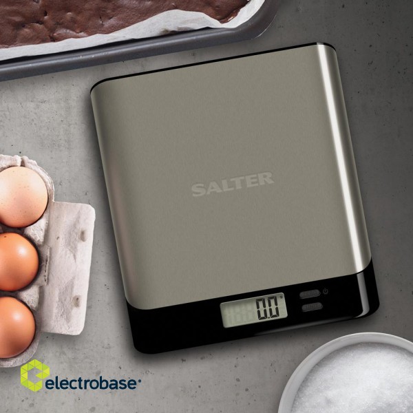 Salter 1052A SSBKDR Arc Pro Stainless Steel Digital Kitchen Scale paveikslėlis 2