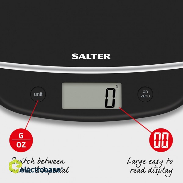 Salter 1056 BKDR Aquatronic Digital Kitchen Scale paveikslėlis 9