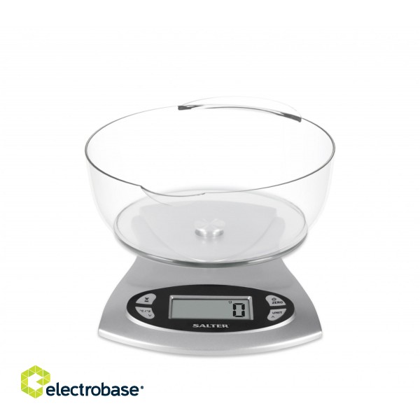 Salter 1069 SVDR 5KG Electronic Kitchen Scale - Silver фото 1