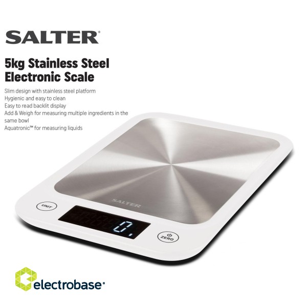 Salter 1105 SSWHDREU16 5kg Kitchen Scale image 6
