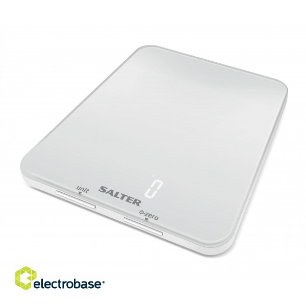 Salter 1180 WHDR Ghost Digital Kitchen Scale - White image 1