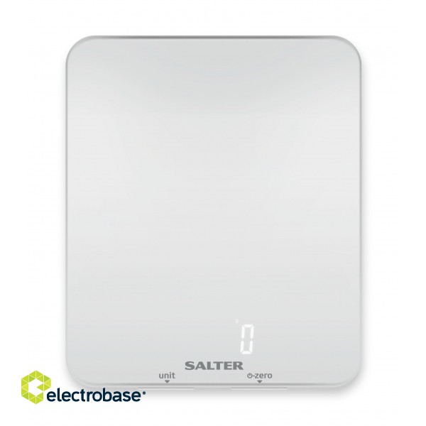 Salter 1180 WHDR Ghost Digital Kitchen Scale - White paveikslėlis 2