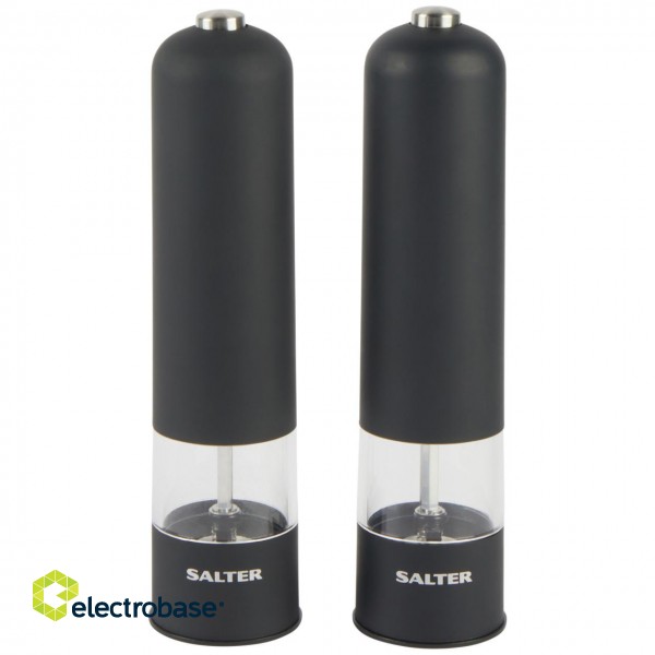 Salter 7524 BKXRUP1 Matt Black Electronic Mill set image 1