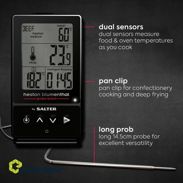 Salter 540A HBBKCR Heston Blumenthal Precision 5-in-1 Digital Cooking Thermometer image 6