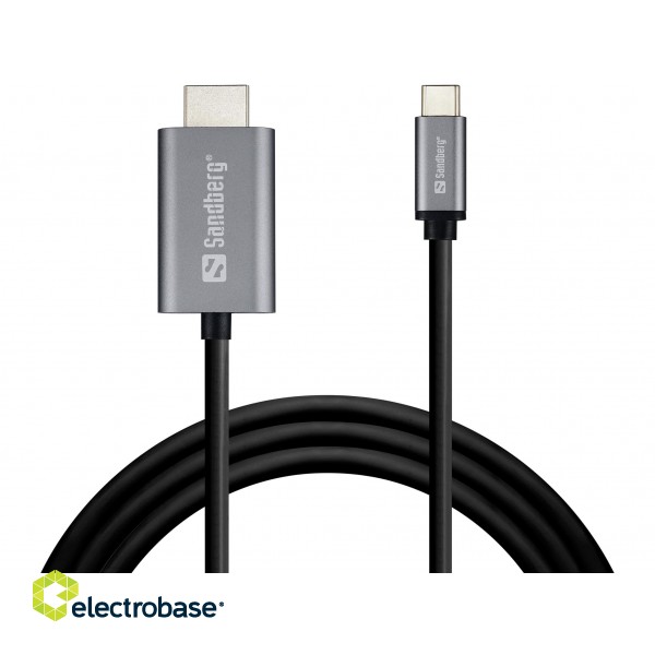 Sandberg 136-21 USB-C to HDMI Cable 2M image 1