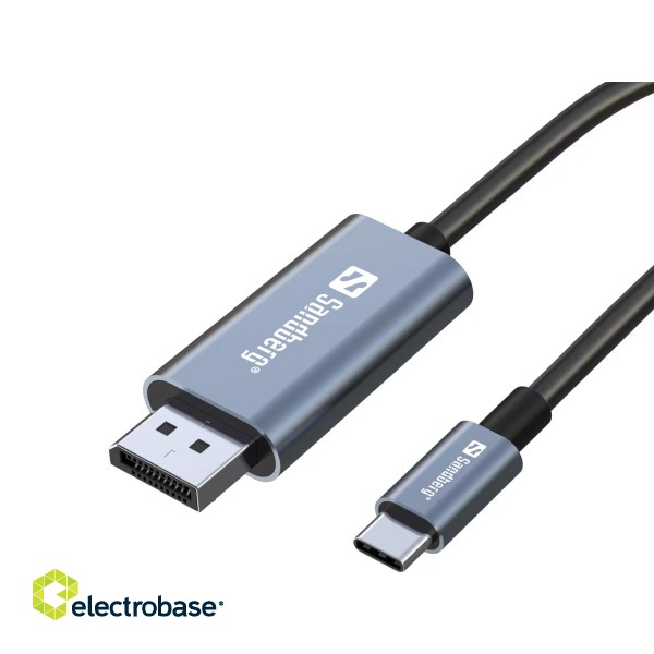 Sandberg 136-51 USB-C to DisplayPort Cable 2M image 2