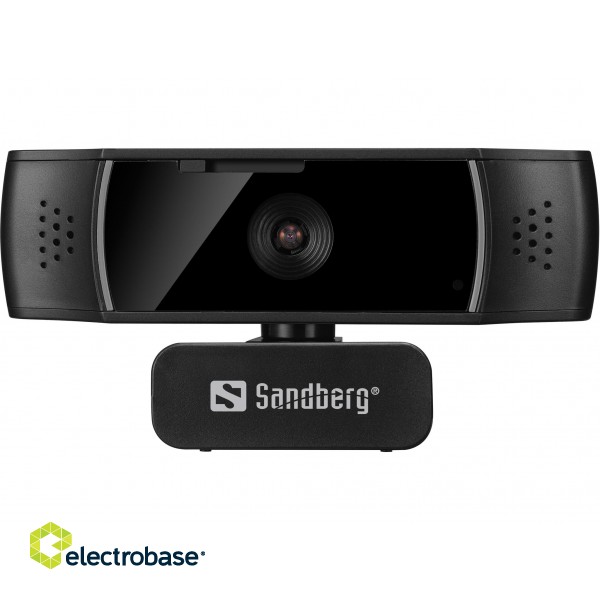 Sandberg 134-38 USB Webcam Autofocus DualMic paveikslėlis 1