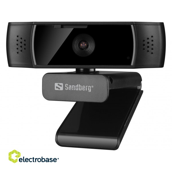 Sandberg 134-38 USB Webcam Autofocus DualMic paveikslėlis 2