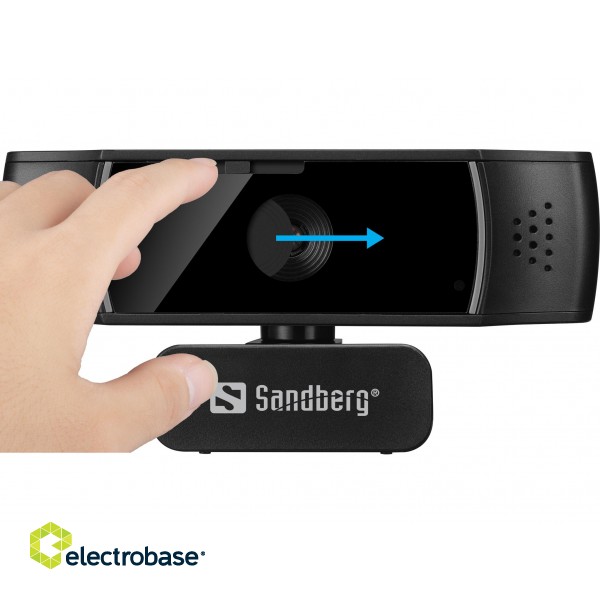 Sandberg 134-38 USB Webcam Autofocus DualMic paveikslėlis 3