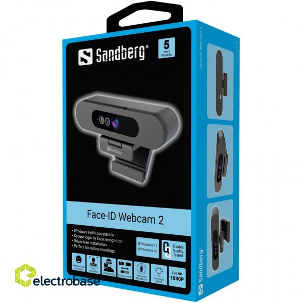 Sandberg 134-40 Face-ID Webcam 2 paveikslėlis 7