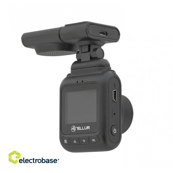 Tellur Dash Patrol DC2 FullHD 1080P, GPS black image 3