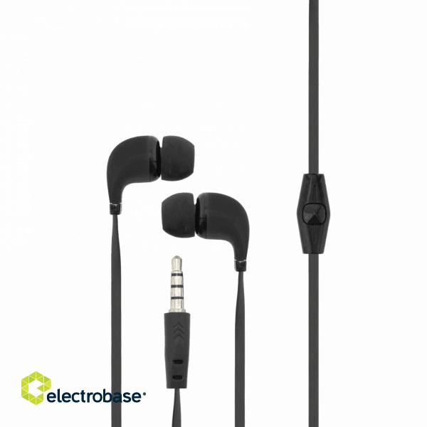 Sbox Stereo Earphones with Microphone EP-038B black image 3
