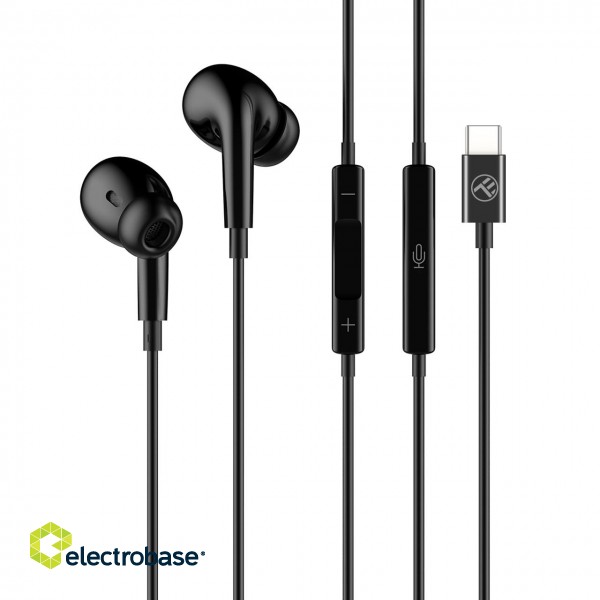 Tellur Attune in-ear headphones Type-C black image 1