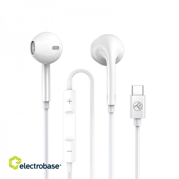 Tellur Basic Urbs In-Ear Headset Series Type-C White image 1