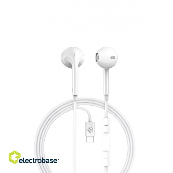 Tellur Basic Urbs In-Ear Headset Series Type-C White image 2