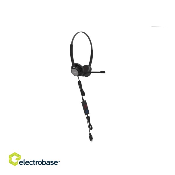 Tellur Voice 420 wired headset binaural black фото 1