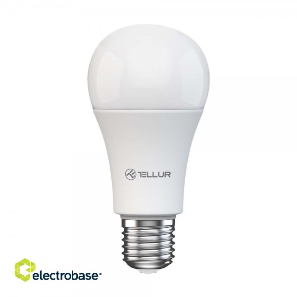 Tellur Smart WiFi Bulb E27, 9W, white/warm, dimmer image 1