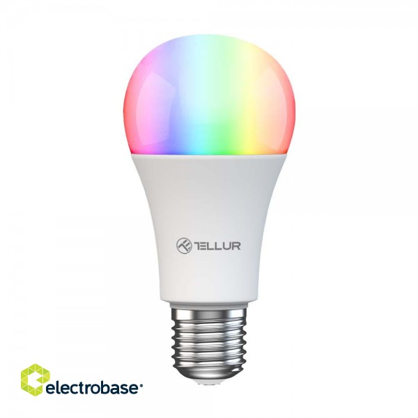 Tellur Smart WiFi Bulb E27, 9W, white/warm/RGB, dimmer image 2