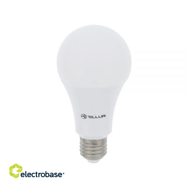 Tellur WiFi Smart Bulb E27, 10W white/warm, dimmer фото 1