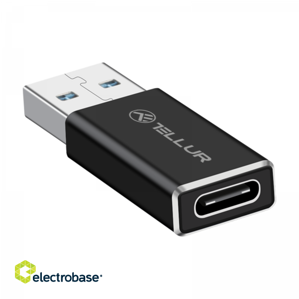 Tellur USB-A To USB-C M/F Adapter фото 1