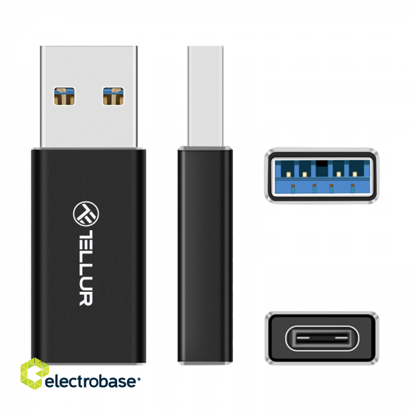 Tellur USB-A To USB-C M/F Adapter фото 3