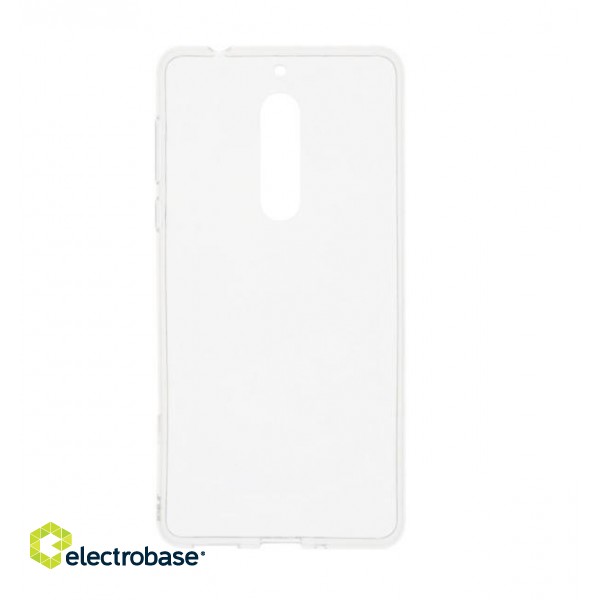 Tellur Cover Silicone for Nokia 6 transparent paveikslėlis 1