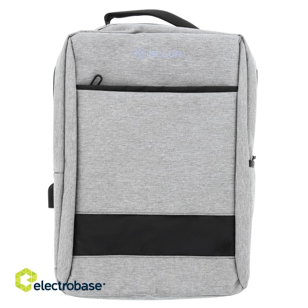 Tellur 15.6 Laptop Backpack Nomad Grey фото 3