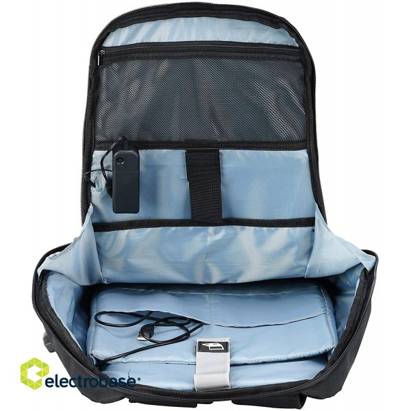 Tellur 15.6 Notebook Backpack Illuminated Strip, USB port, black image 5