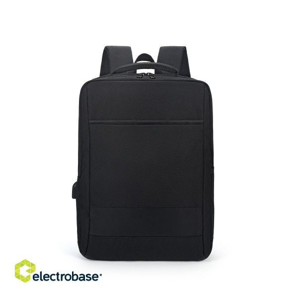 Tellur 15.6 Notebook Backpack Nomad with USB Port Black image 5