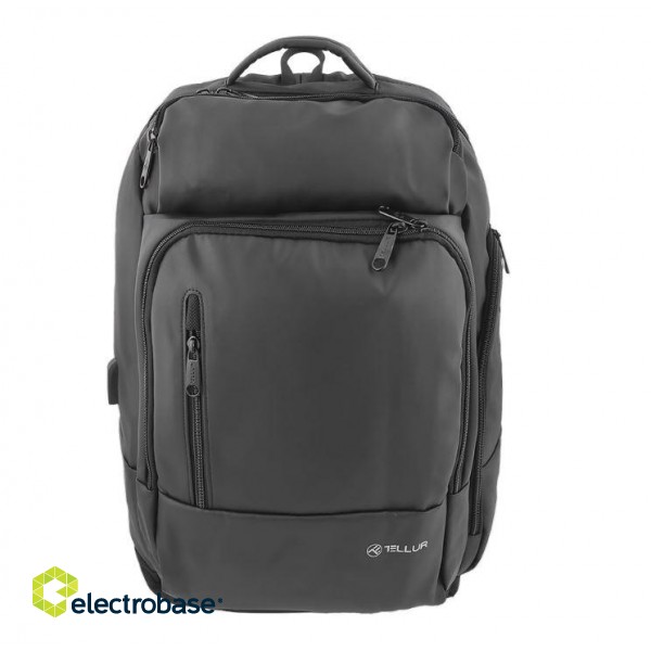 Tellur 17.3 Notebook Backpack Business XL, USB port, black image 1