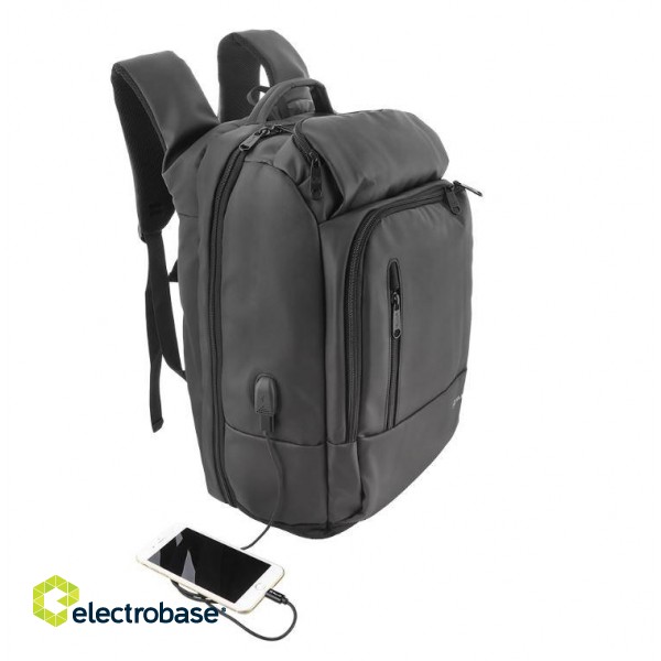 Tellur 17.3 Notebook Backpack Business XL, USB port, black фото 2