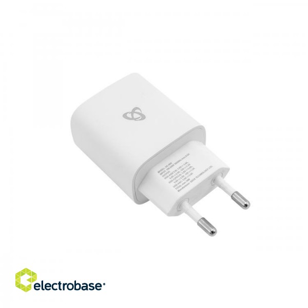 Sbox HC-099 USB home charger white paveikslėlis 2