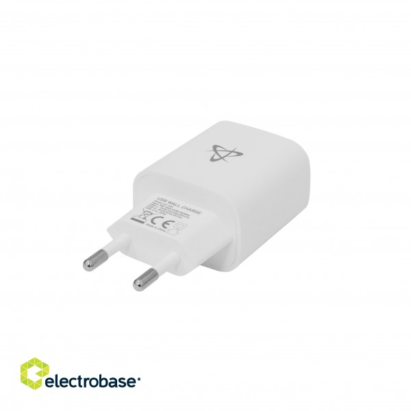 Sbox HC-693 USB home charger 20W QC white фото 4