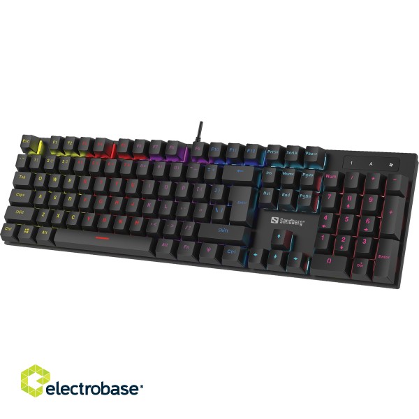 Sandberg 640-30 Mechanical Gamer Keyboard UK paveikslėlis 1