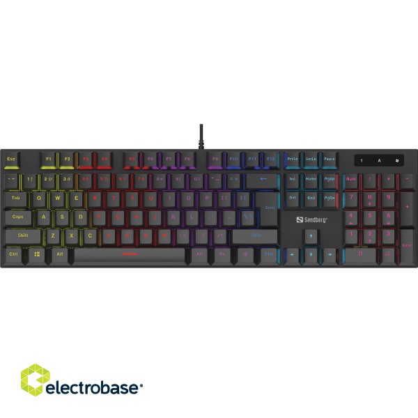 Sandberg 640-30 Mechanical Gamer Keyboard UK paveikslėlis 2