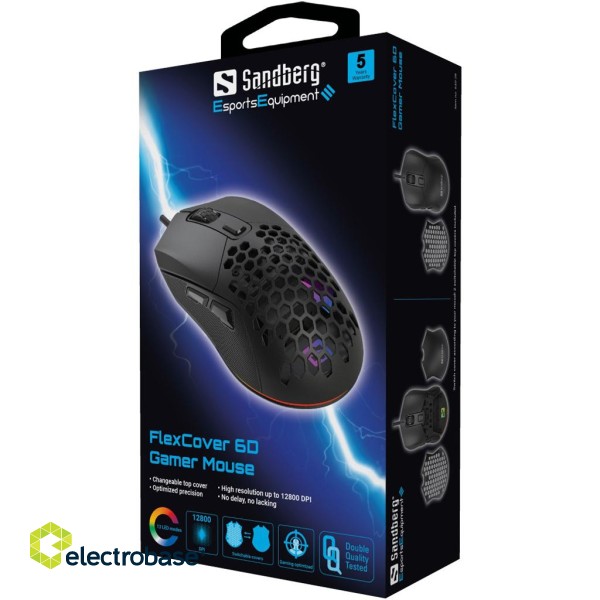 Sandberg 640-28 FlexCover 6D Gamer Mouse фото 6