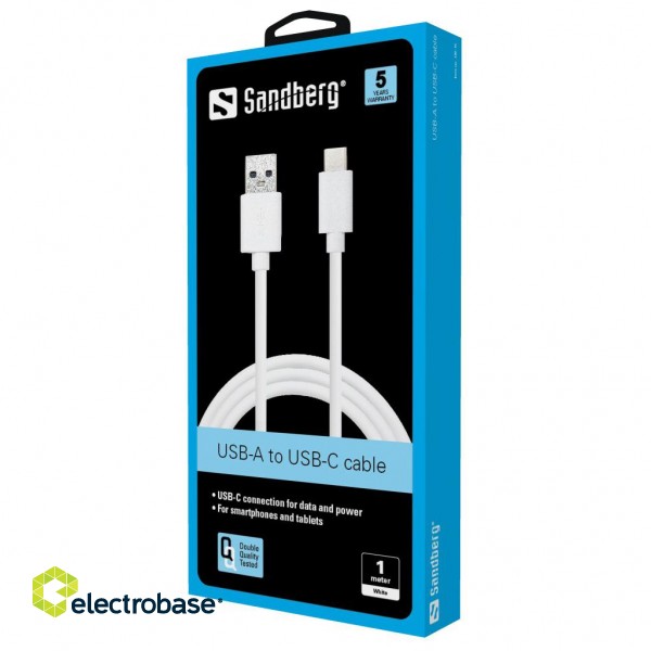 Sandberg 136-15 USB-A to USB-C 136-15 paveikslėlis 2