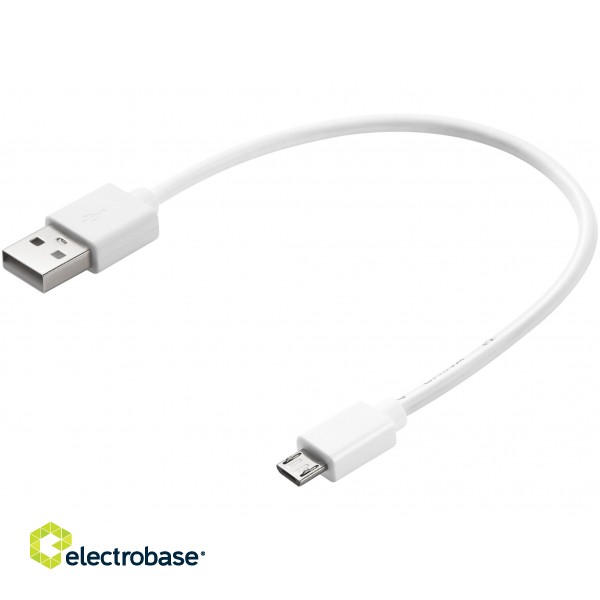 Sandberg 441-18 MicroUSB Sync/ChargeCable 0.2m image 1