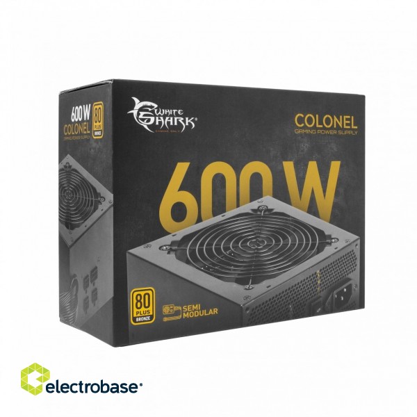 White Shark GPSU-B600S Colonel 600W 80+ Bronze SemiModular image 8