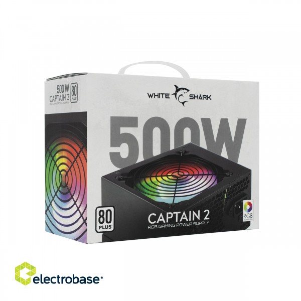 White Shark GPSU-W500F Captain-2 500W 80+ RGB image 7