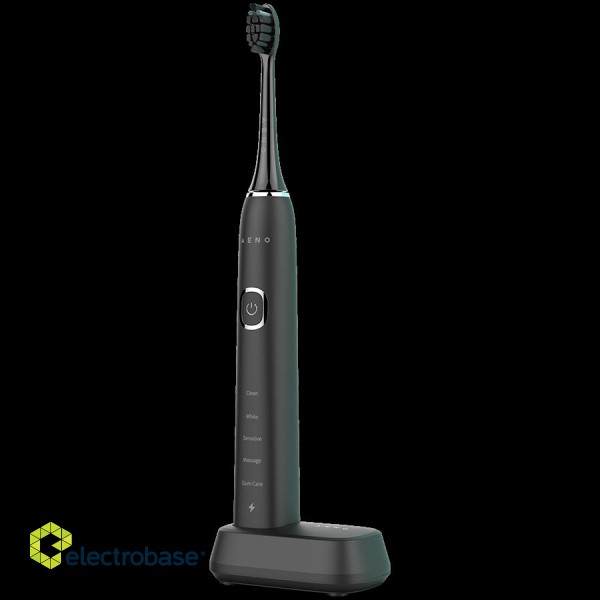 AENO Sonic Electric Toothbrush DB6: Black, 5 modes, wireless charging, 46000rpm, 40 days without charging, IPX7
